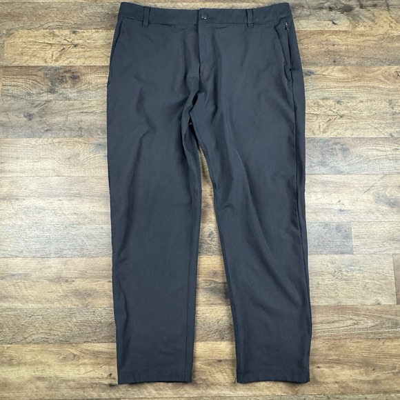 Lululemon Commission Classic-Fit Pant Warpstreme Comfort Men's 36x29 Gray - Picture 2 of 9